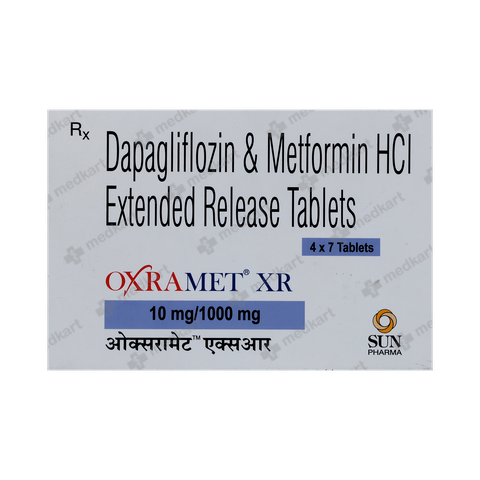 OXRAMET XR 10/1000MG TABLET 7'S