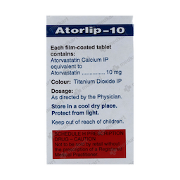 ATORLIP 10MG TABLET 15'S