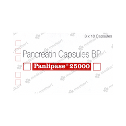 PANLIPASE 25000 CAPSULE 10'S