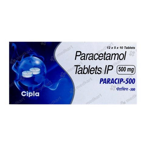 PARACIP 500MG TABLET 10'S