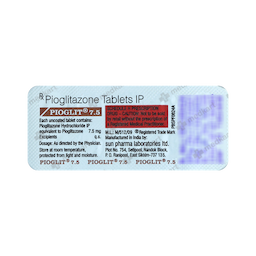 PIOGLIT 7.5MG TABLET 10'S