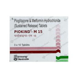 PIOKIND M 15MG TABLET 10'S