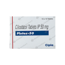 PLETOZ 50MG TABLET 10'S