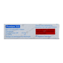 PRAMIPEX 0.5MG TABLET 10'S