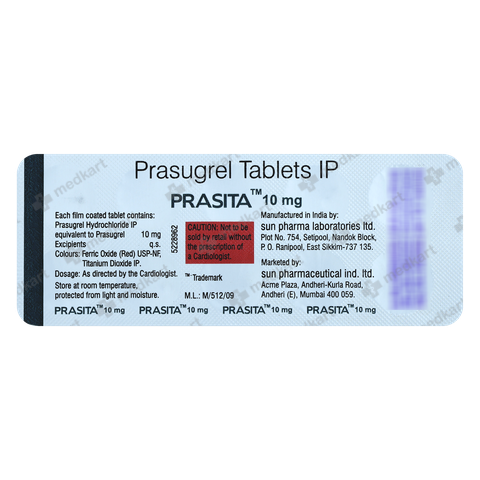 PRASITA 10MG TABLET 10'S