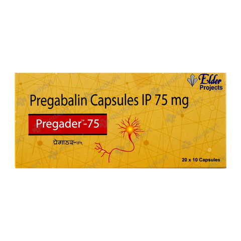 PREGADER 75MG CAPSULE 10'S