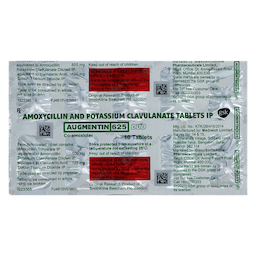 AUGMENTIN DUO 625MG TABLET 10'S