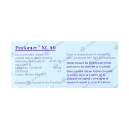 PROLOMET XL 50MG TABLET 10'S