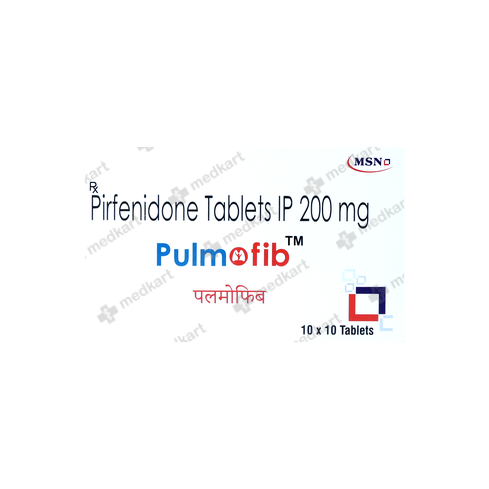 PULMOFIB 200MG TABLET 10'S