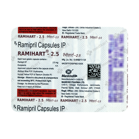 RAMIHART 2.5MG TABLET 7'S