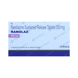 RANOLAZ 500MG TABLET 10'S