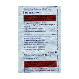 RECLIDE 40MG TABLET 15'S