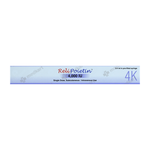 RELIPOIETIN 4000IU INJECTION