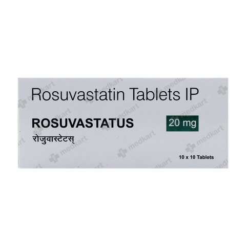 ROSUVASTATUS 20MG TABLET 10'S