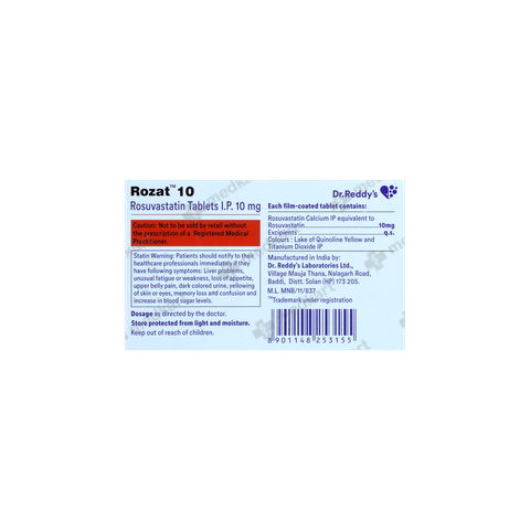 ROZAT 10MG TABLET 15'S