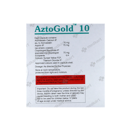 AZTOGOLD 10MG TABLET 10'S