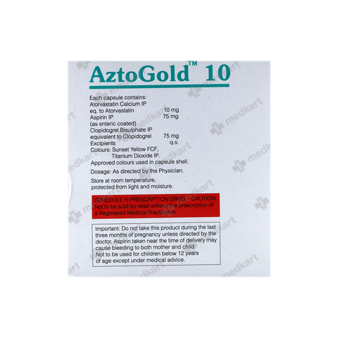 AZTOGOLD 10MG TABLET 10'S