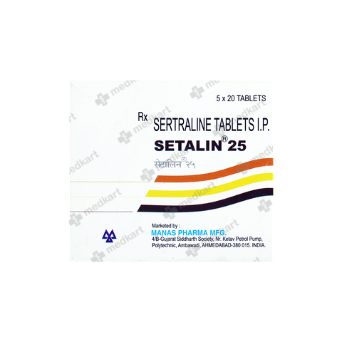 SETALIN 25MG TABLET 10'S