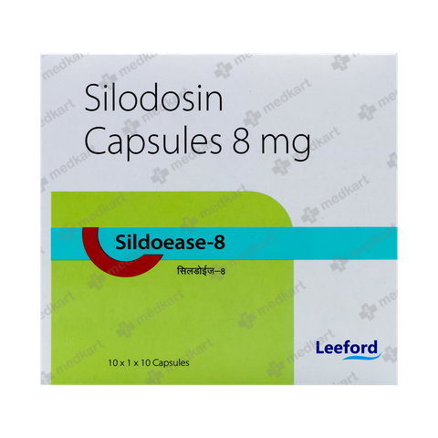 SILDOEASE 8MG CAPSULE 10'S