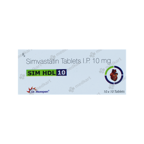 SIM HDL 10MG TABLET 10'S