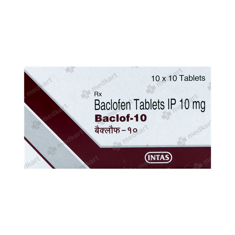 BACLOF 10MG TABLET 10'S