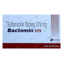 BACTOMIN 375MG TABLET 10'S