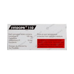 SYNDOPA 110MG TABLET 10'S