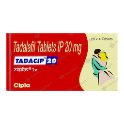 TADACIP 20MG TABLET 4'S