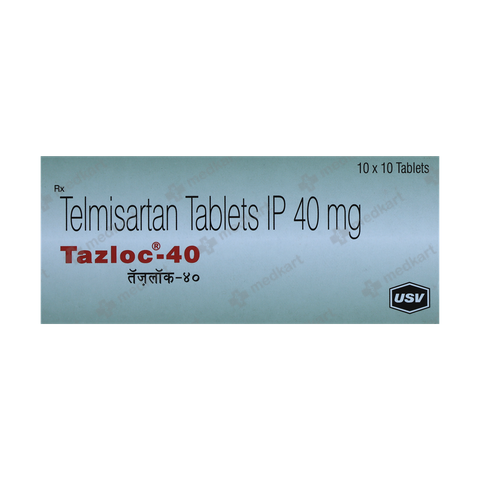 TAZLOC 40MG TABLET 10'S