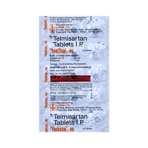 TELISTA 40MG TABLET 15'S