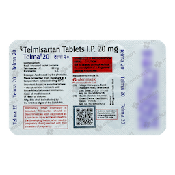 TELMA 20MG TABLET 15'S