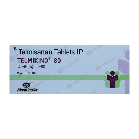 TELMIKIND 80MG TABLET 10'S