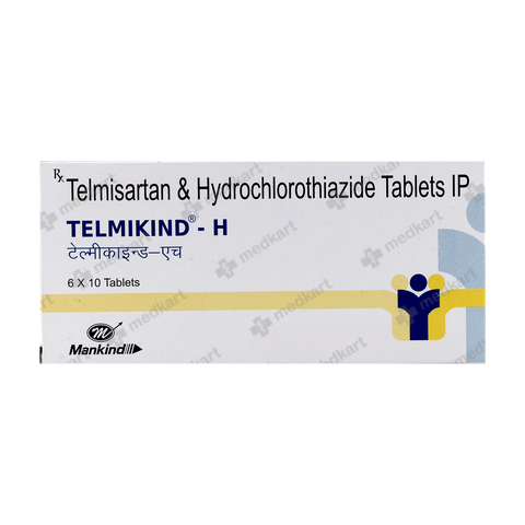 TELMIKIND H 40MG TABLET 10'S