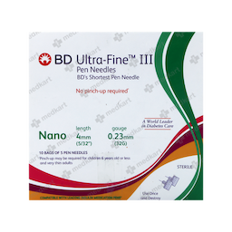 BD ULTRAFINE NEEDLE 4MM