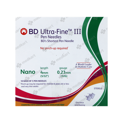 BD ULTRAFINE NEEDLE 4MM