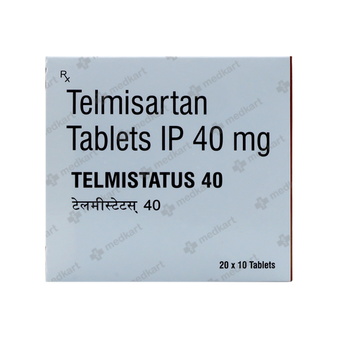 TELMISTATUS 40MG TABLET 10'S