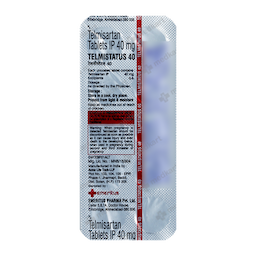 TELMISTATUS 40MG TABLET 10'S