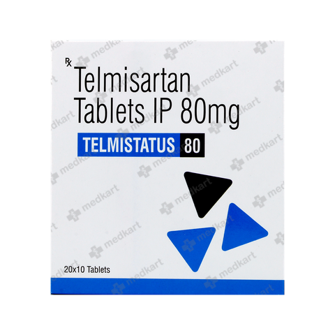 TELMISTATUS 80MG TABLET 10'S