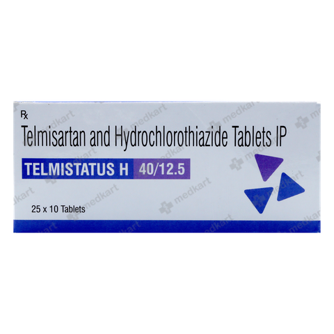 TELMISTATUS H 40/12.5MG TABLET 10'S