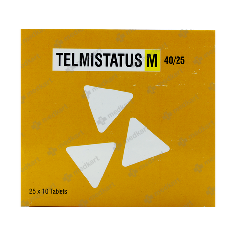 TELMISTATUS M 40/25MG TABLET 10'S