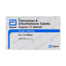 TELPRESS CT 40/6.25MG TABLET 15'S