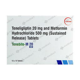 TENEBITE M 20/500MG TABLET 15'S