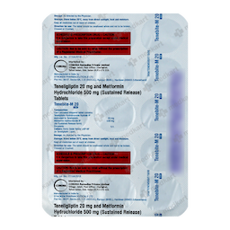 TENEBITE M 20/500MG TABLET 15'S
