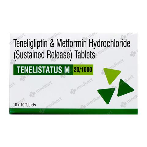 TENELISTATUS M 1000MG TABLET 10'S