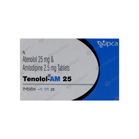 TENOLOL AM 25MG TABLET 10'S