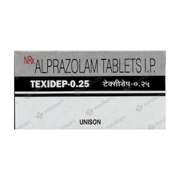 TEXIDEP 0.25MG TABLET 10'S