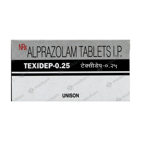 TEXIDEP 0.25MG TABLET 10'S