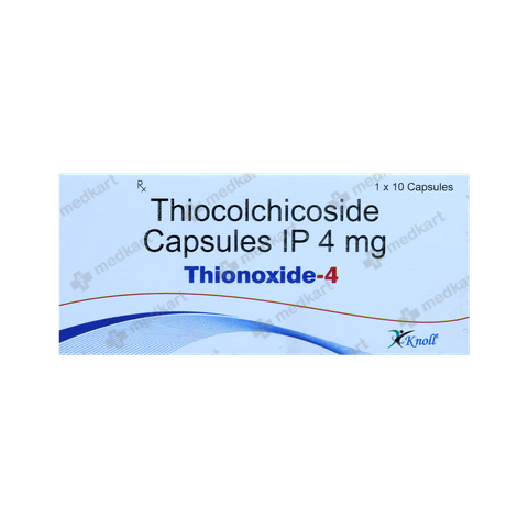 THIONOXIDE 4MG CAPSULE 10'S