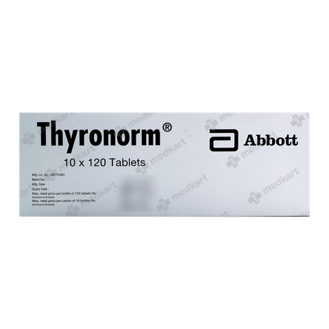 THYRONORM 100MCG TABLET 120'S