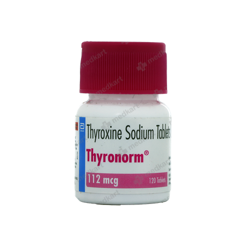 THYRONORM 112MCG TABLET 120'S